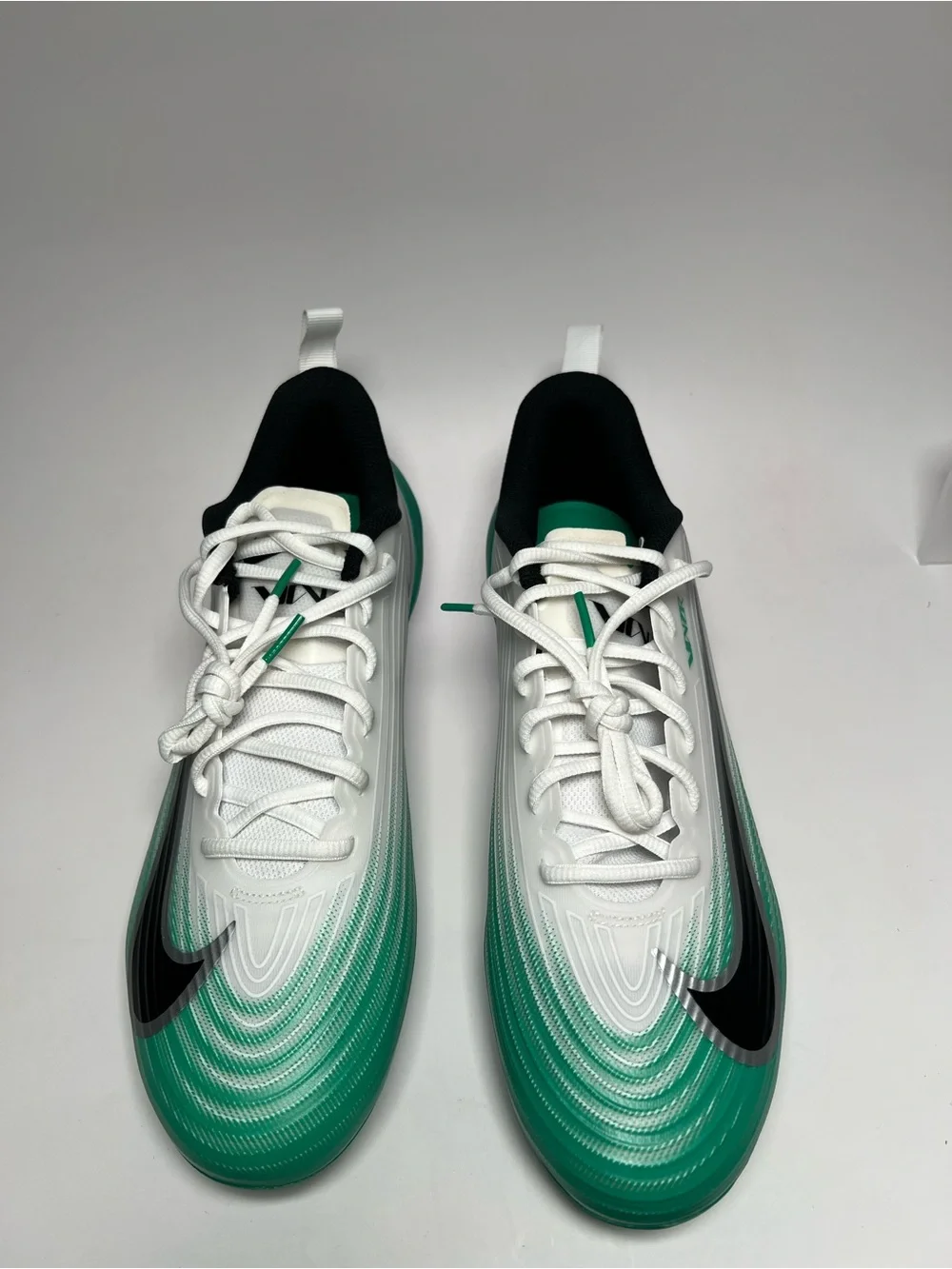 Nike Vapor Speed 3 White Green 360 Football Cleats HM8849-100 Mens Size 12 NEW